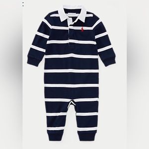 Ralph Lauren - Striped Cotton Rugby Coverall